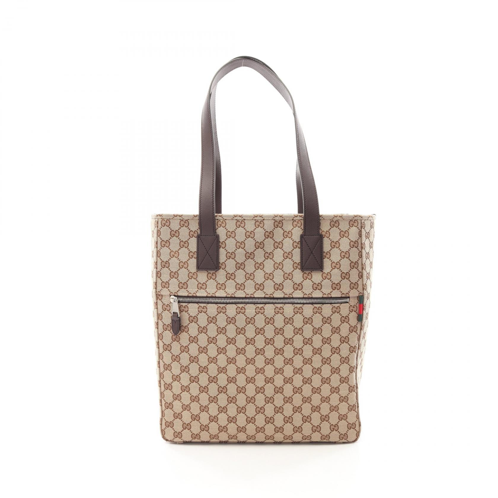 グッチ GUCCI ネオオリジナル GGキャンバス トートバッグ バッグ キャンバス レザー レディース ベージュ系 / ブラウン系 834796FAEPS9752 【新品】