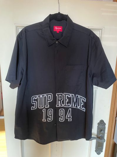 Supreme Arc Logo S/S Work Shirt "Black"