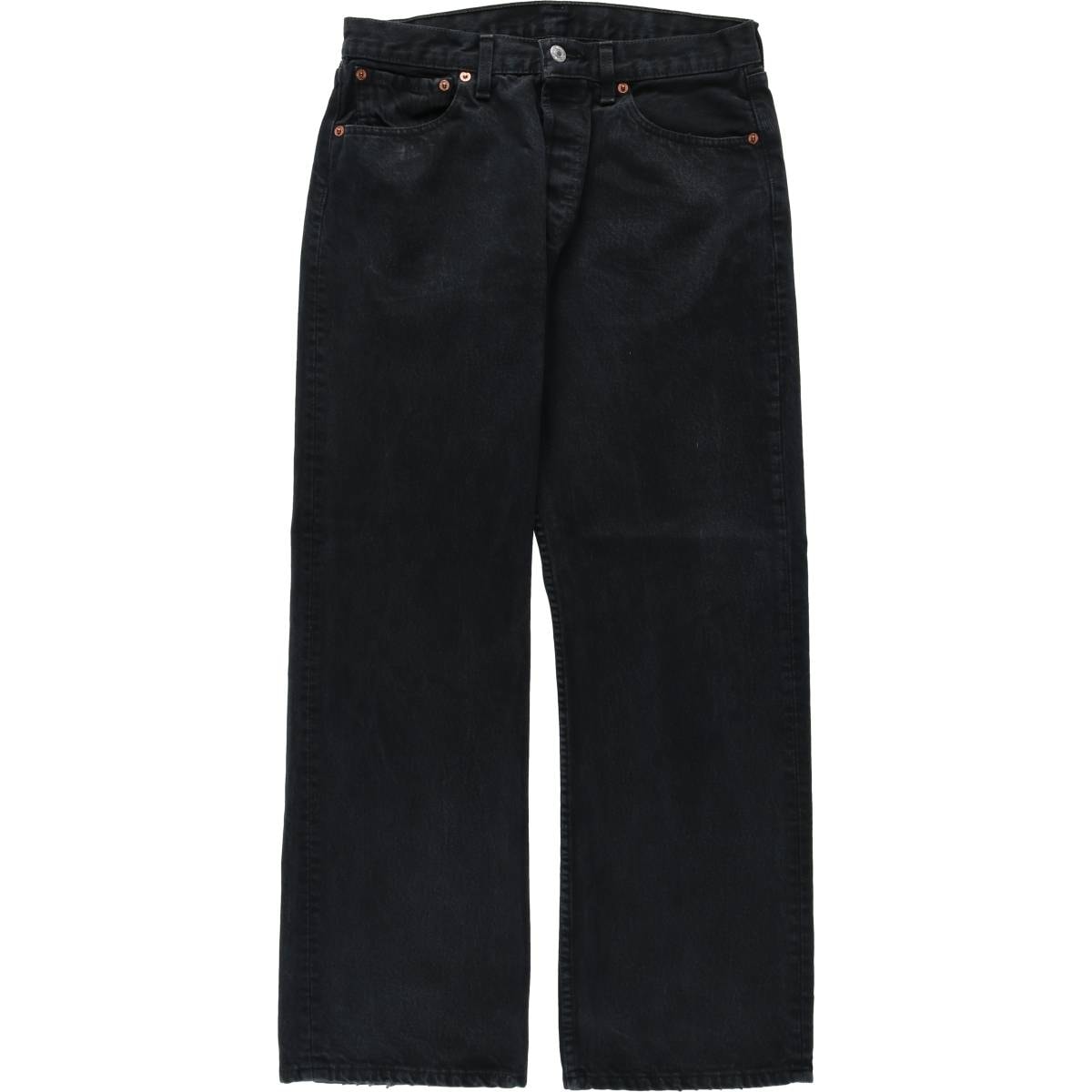 古着 リーバイス Levi's 501 0165 ユーロモデル ブラックデニム ストレートデニムパンツ スペイン製 メンズw30相当/eaa651158