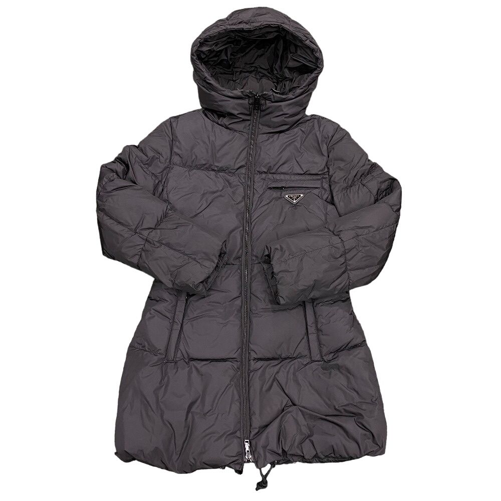 PRADA Women's Re-Nylon Down Jacket "Black"