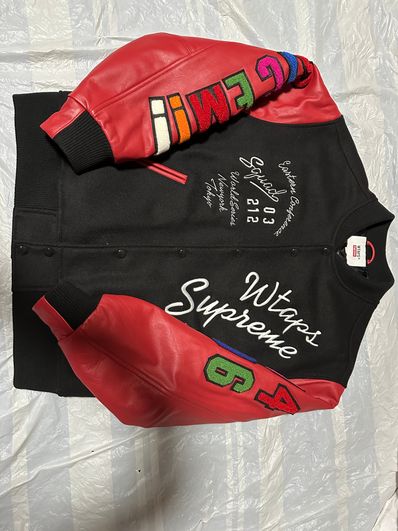 Supreme / WTAPS Varsity Jacket "Black"