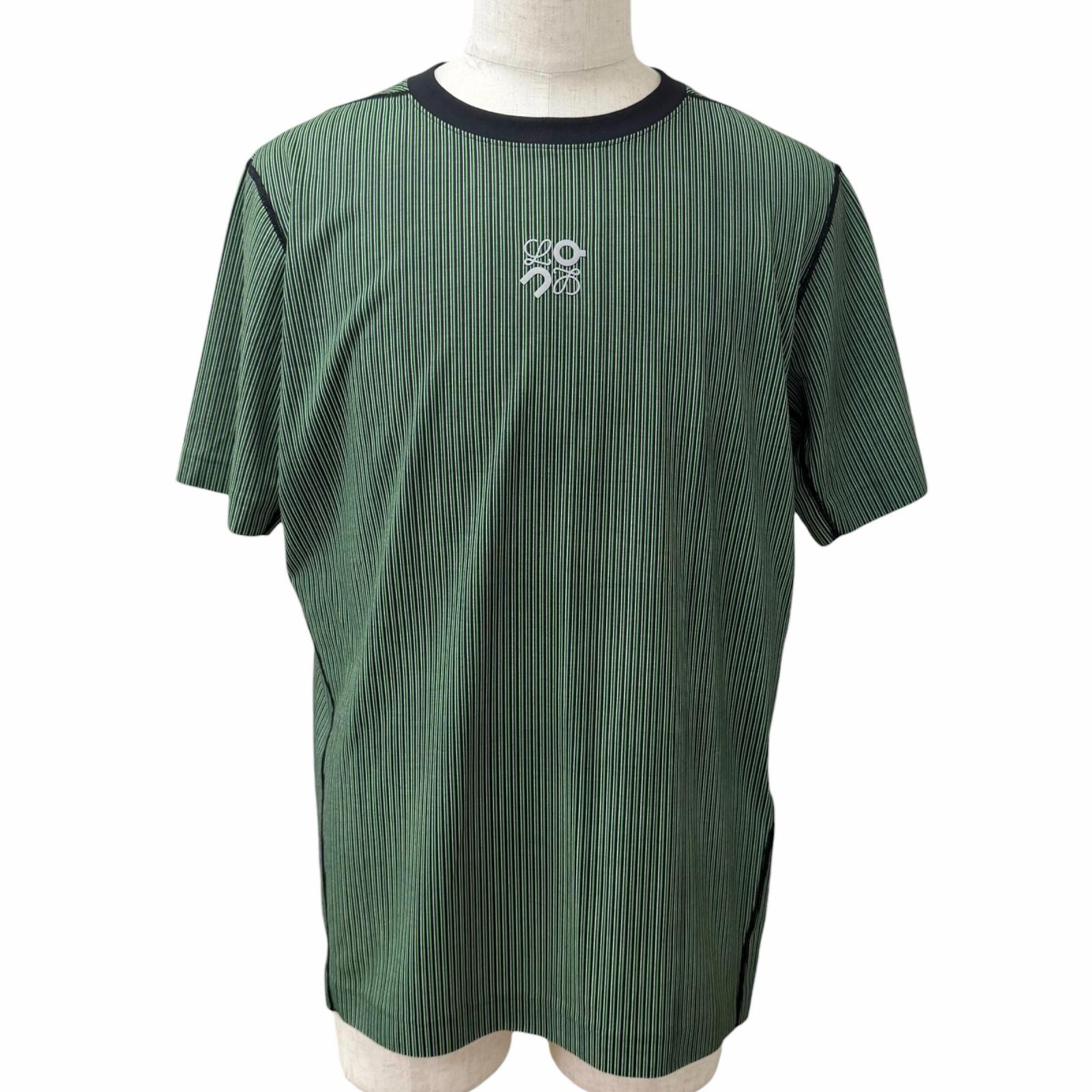 未使用品 ロエベ オン 半袖Tシャツ グリーン メンズ S H929Y22X06
