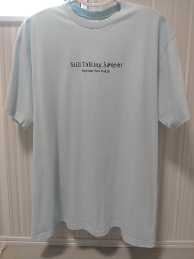 Supreme Still Talking Tee "Pale Blue"