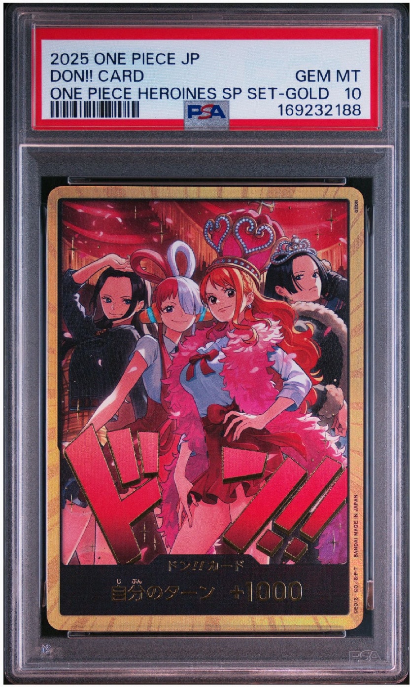 PSA10】ドン!!カード : ロビン&ウタ&ナミ&ハンコック スーパーパラレル