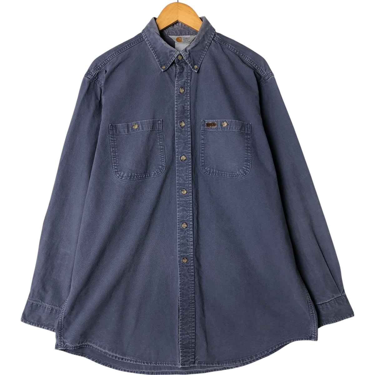 古着 カーハート Carhartt 長袖 ボタンダウン ワークシャツ メンズXL相当/eaa565848
