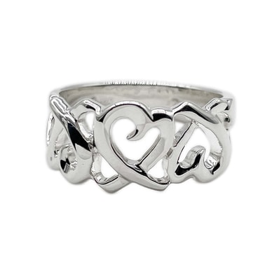 TIFFANY&Co. ティファニー パロマピカソ トリプル ラビングハート リング・指輪
SV925 9号 シルバー 新品仕上済 レディース
【中古】