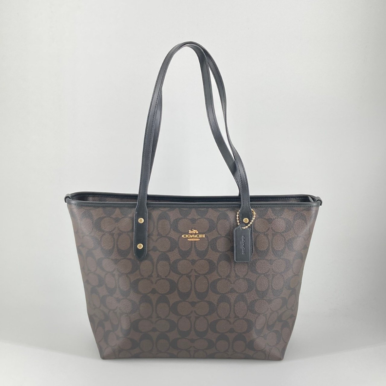 COACH(コーチ) シティ ジップ  F58292 トートバッグ ブラウン