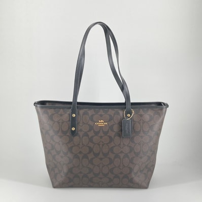 COACH(コーチ) シティ ジップ F58292 トートバッグ ブラウン