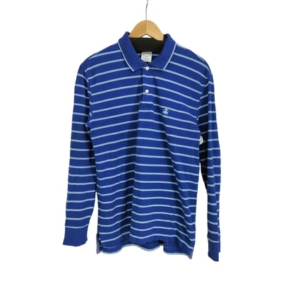 ボーダー L/S ポロシャツ【1142063703135】