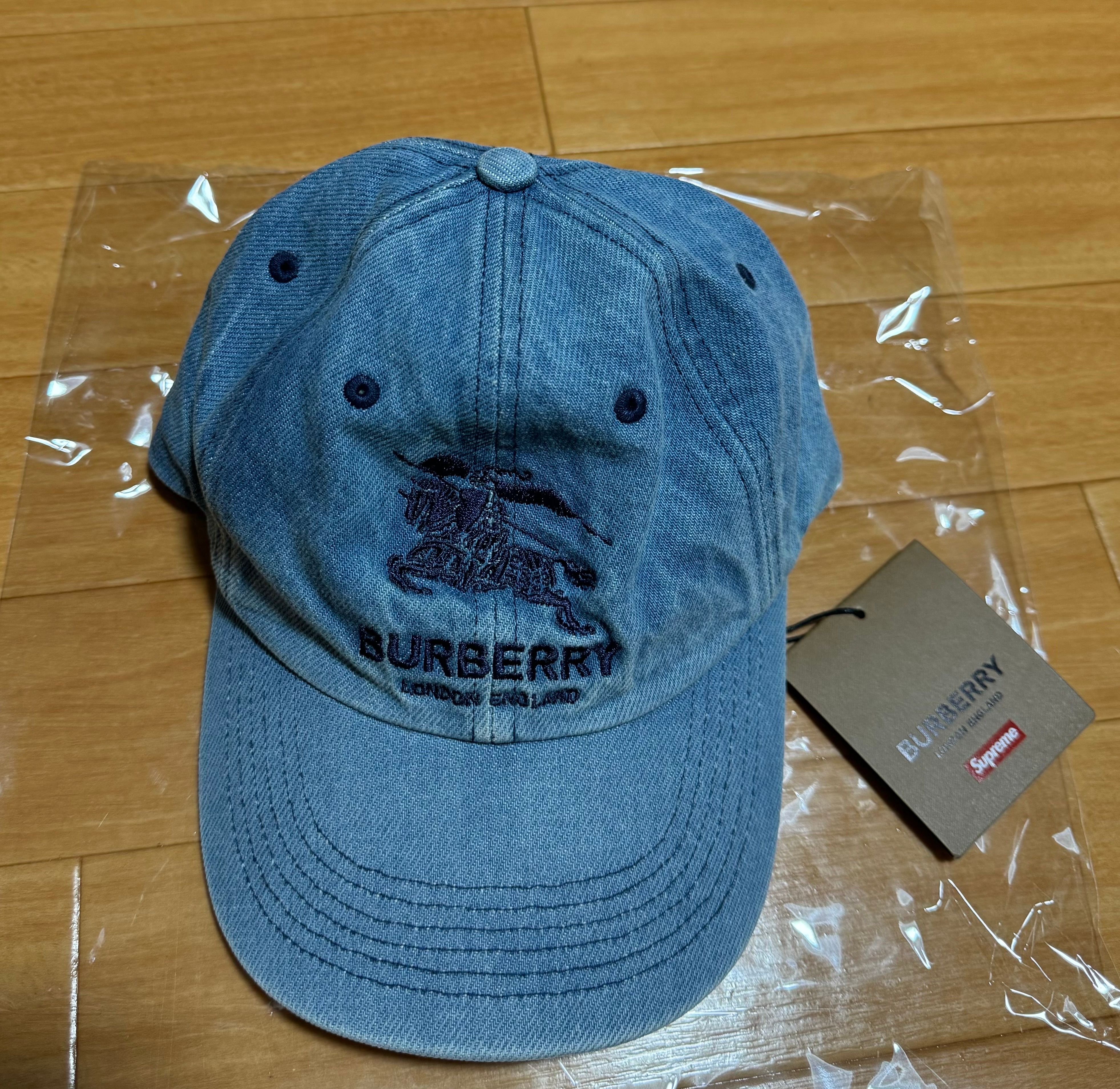 Supreme / Burberry Denim 6 Panel "Blue"