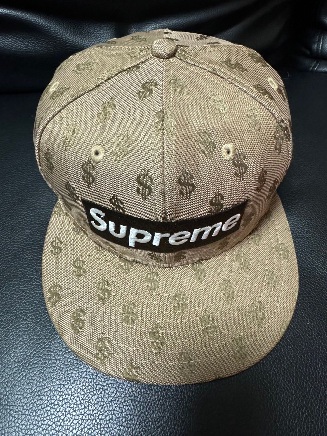 Supreme Monogram Box Logo New Era "Brown"