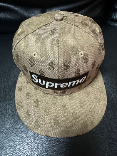 Supreme Monogram Box Logo New Era "Brown"