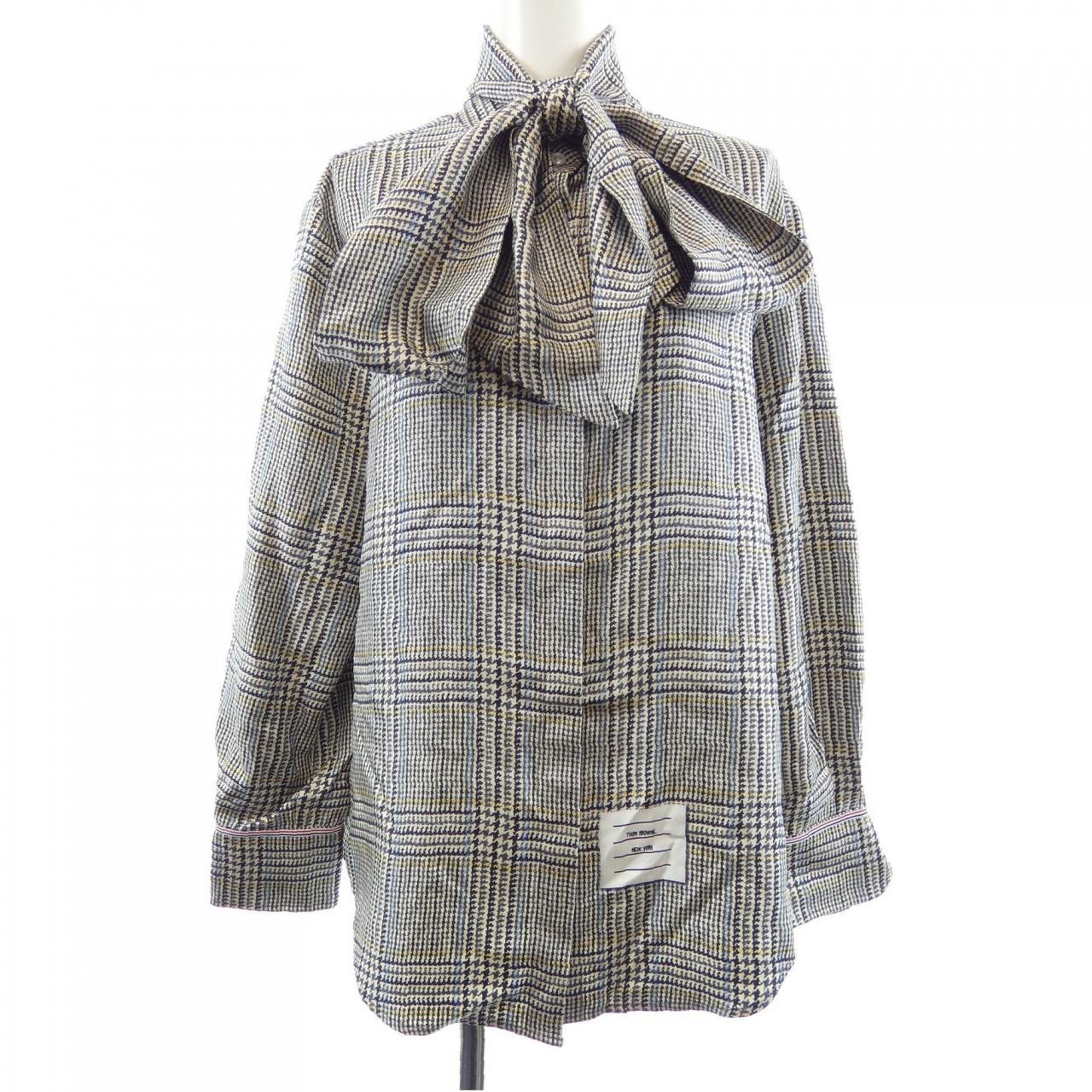 トムブラウン THOM BROWNE ハンティング ツイード シルクツイル FLL210A シャツ