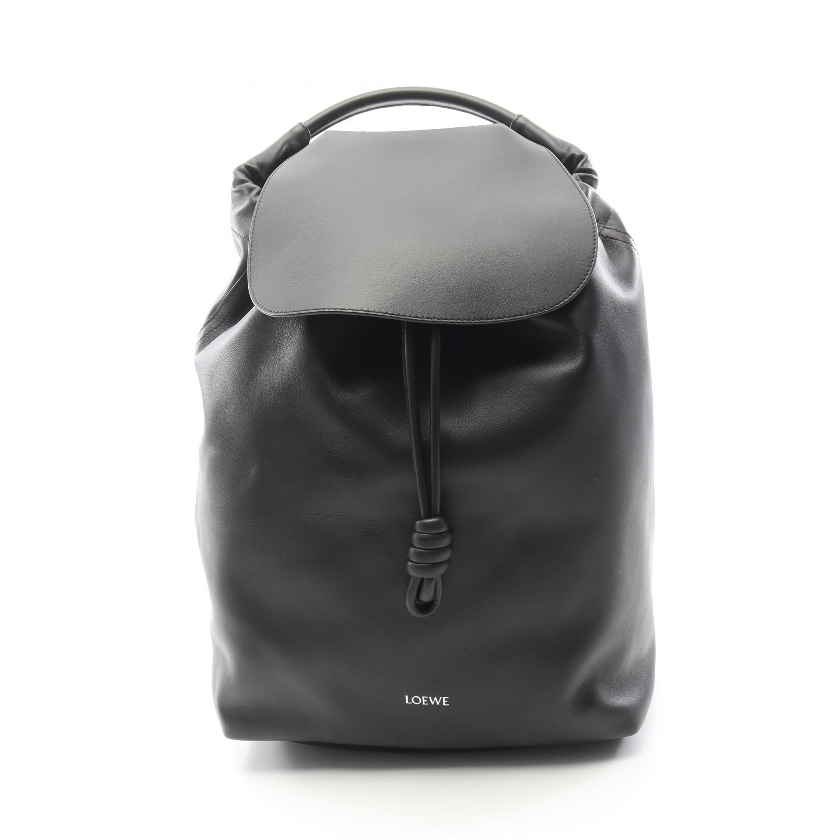 ロエベ LOEWE フラメンコ リュックサック バックパック バッグ レザー メンズ ブラック系 B411FLKX011100 【新品】