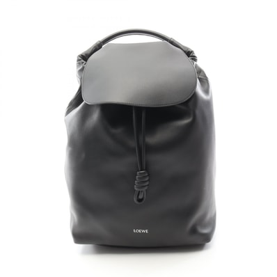 ロエベ LOEWE フラメンコ リュックサック バックパック バッグ レザー メンズ ブラック系 B411FLKX011100 【新品】