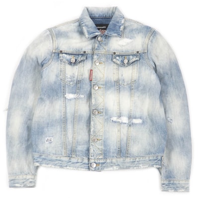 美品 ディースクエアード
デニムジャケット Dan Jean Jacket インディゴブルー メンズ 44 S71AN0164