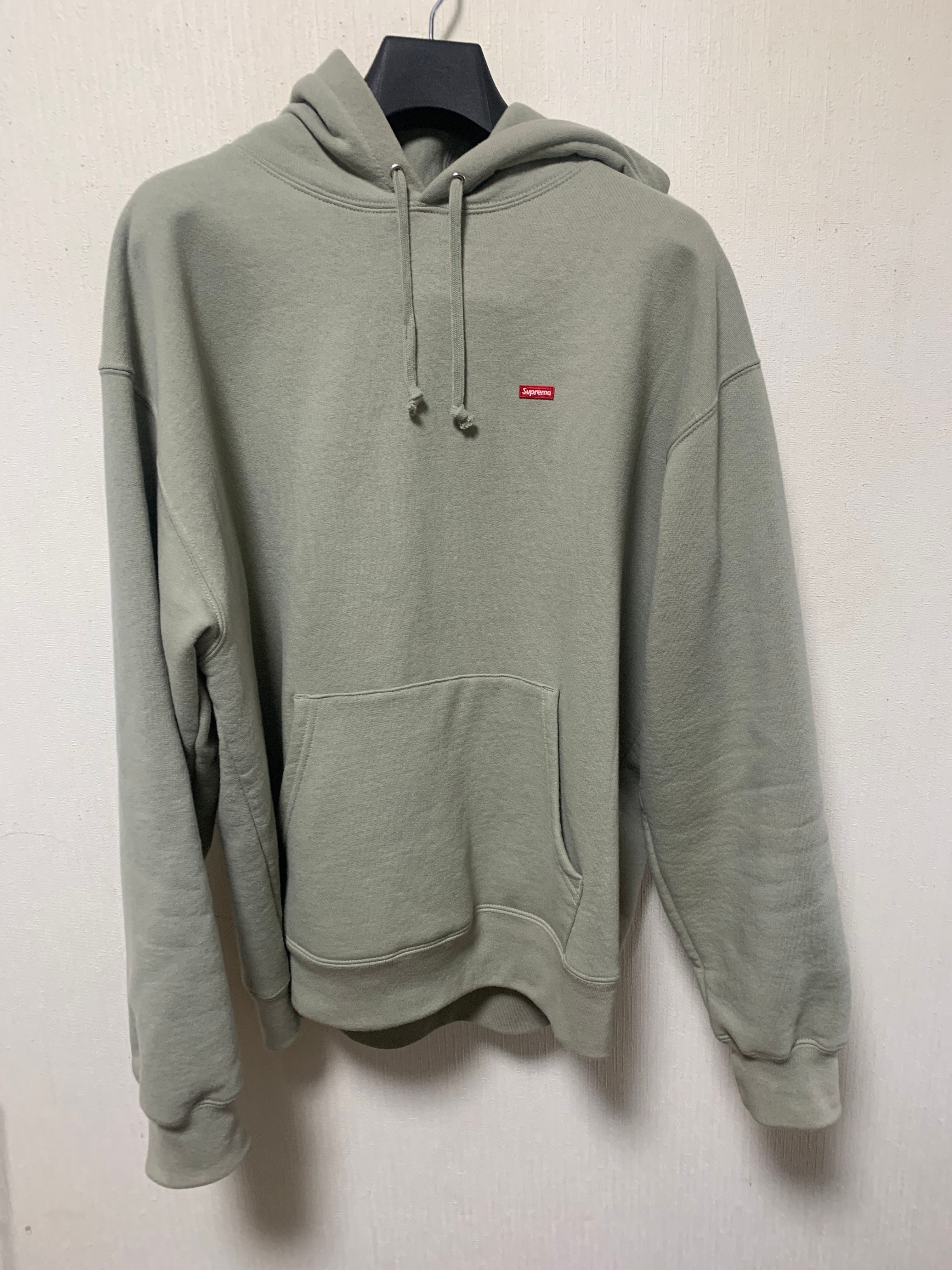 Supreme Small Box Hooded Sweatshirt "Olive" (23SS)