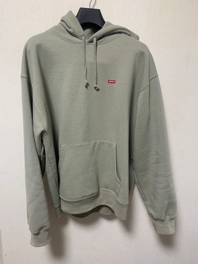 Supreme Small Box Hooded Sweatshirt "Olive" (23SS)