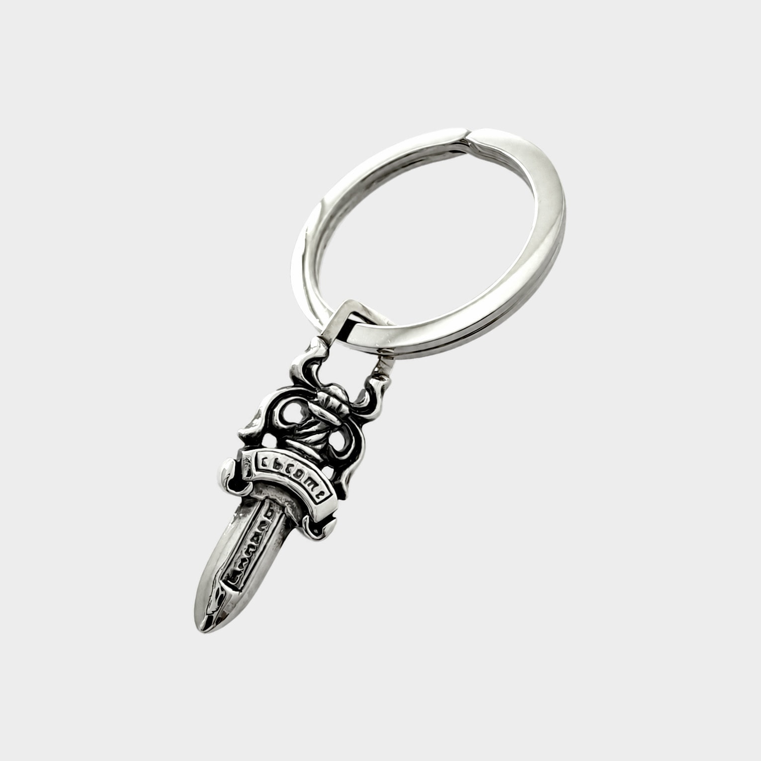 Chrome Hearts #5 Dagger Key Ring "Silver"