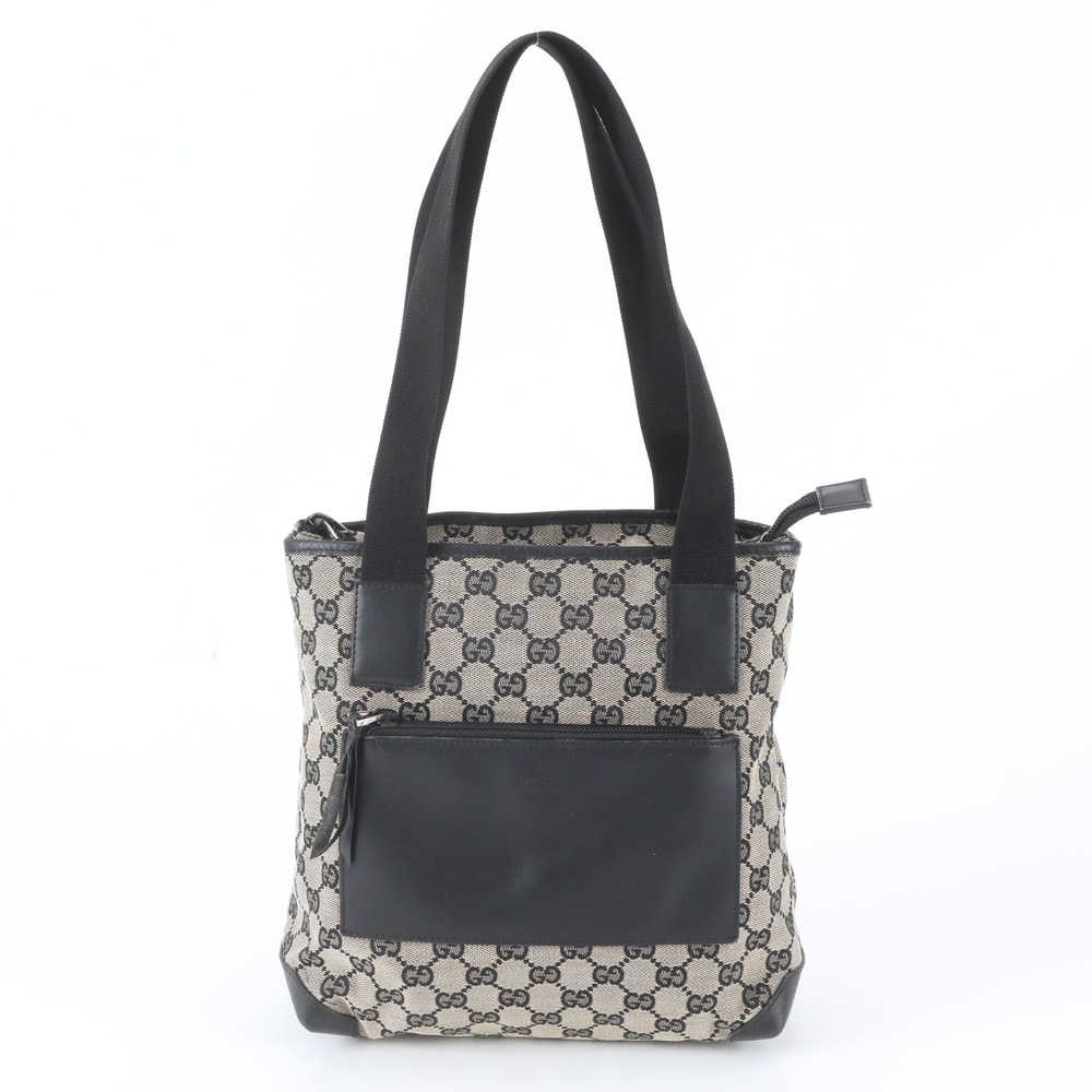 ■美品 グッチ GGキャンバス 019 0402 トート バッグ