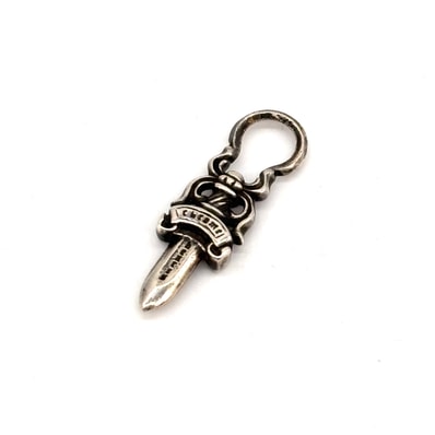 Chrome Hearts #5 Dagger Charm Zip 2 "Silver"