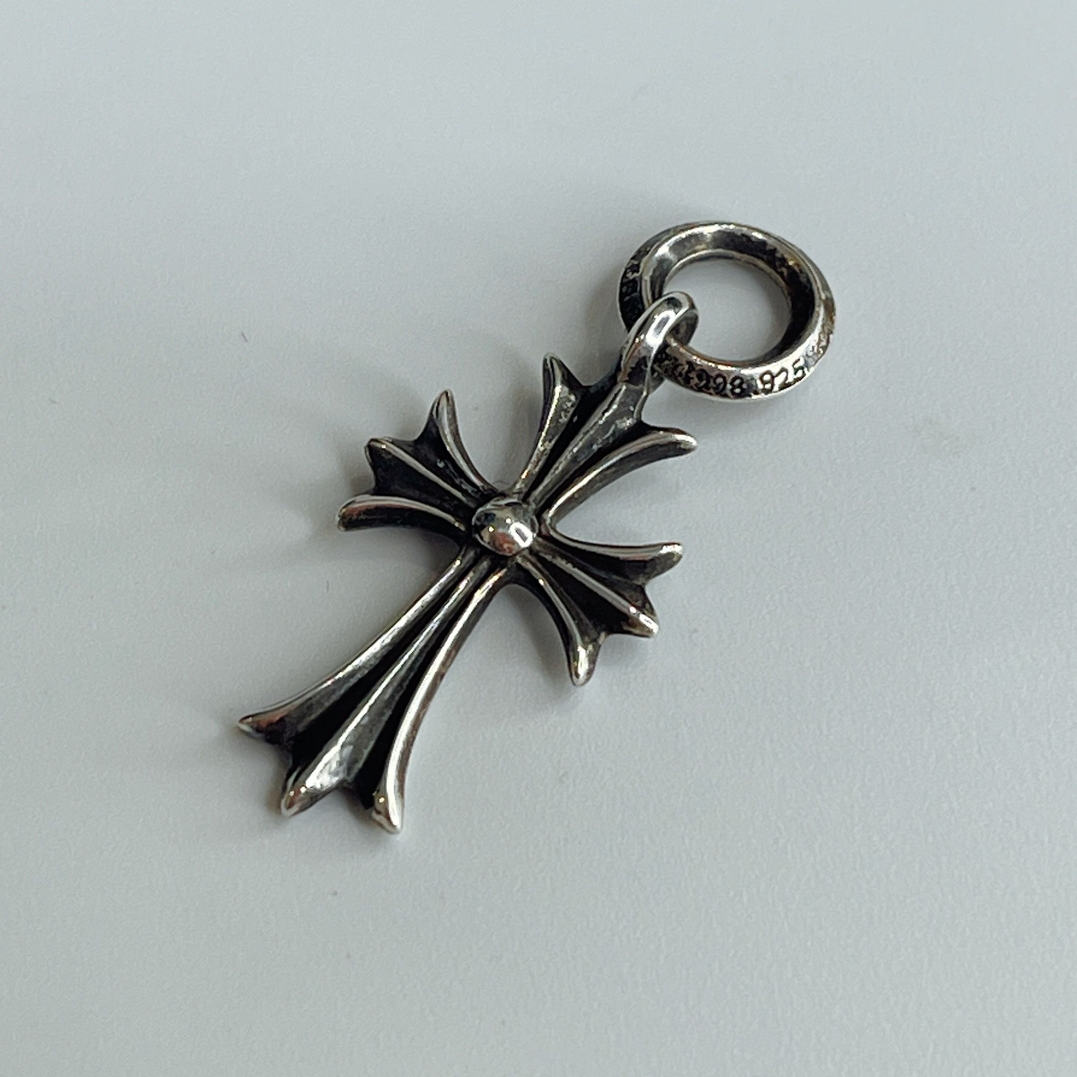 Chrome Hearts Tiny CH Cross Charm "Silver"