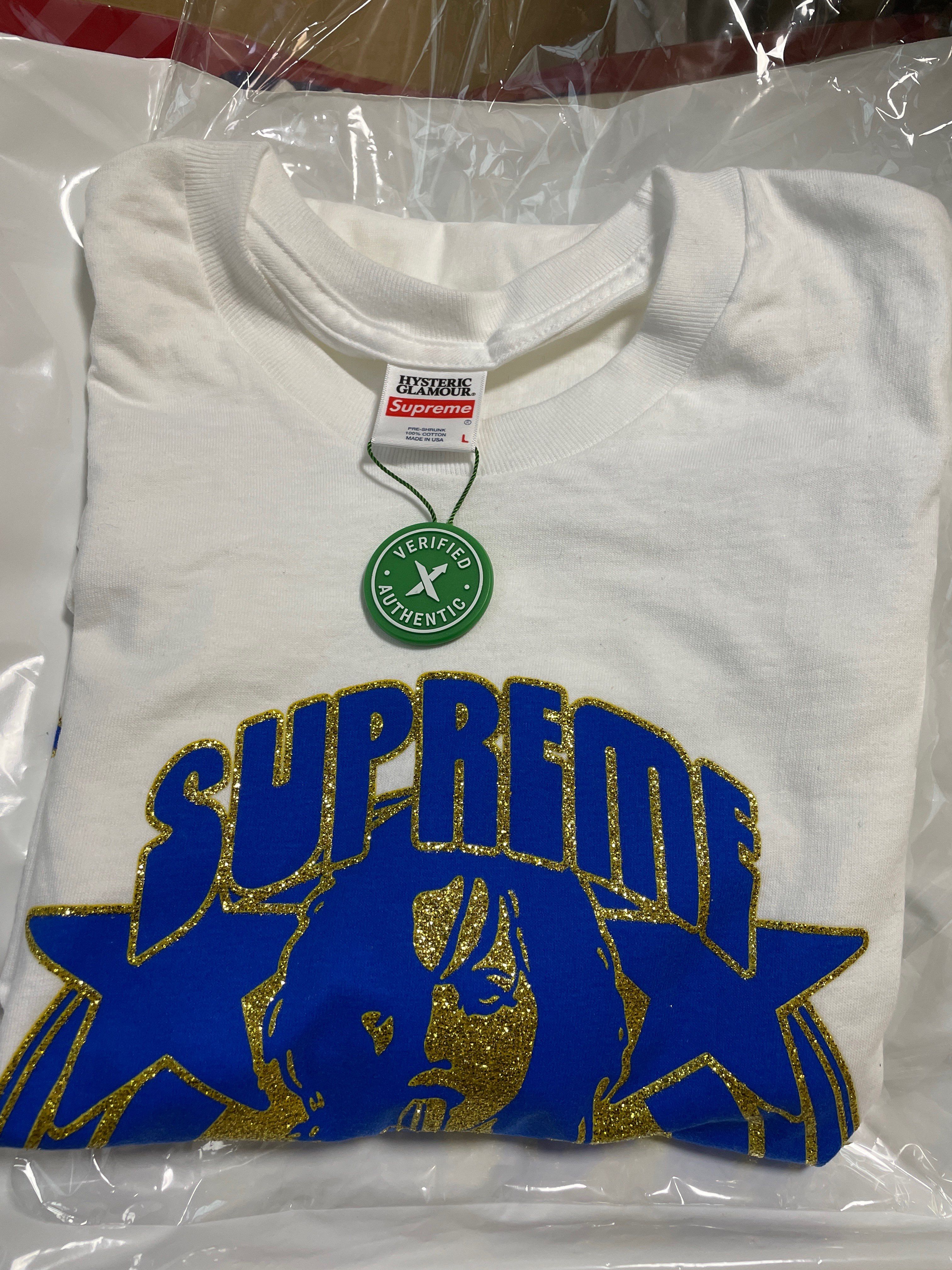 Supreme x HYSTERIC GLAMOUR L/S Tee "White"