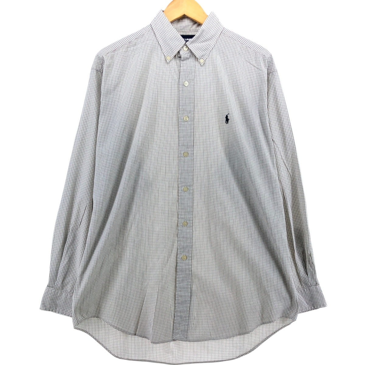 古着 ラルフローレン Ralph Lauren RALPH LAUREN GOLF TILDEN 長袖 ボタンダウンチェックシャツ メンズM相当/eaa539282