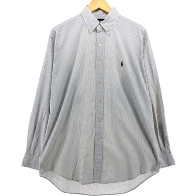 古着 ラルフローレン Ralph Lauren RALPH LAUREN GOLF TILDEN 長袖 ボタンダウンチェックシャツ メンズM相当/eaa539282