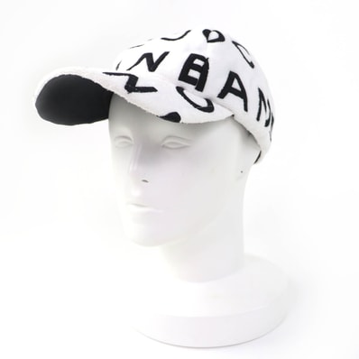 極美品 シャネル キャップ ホワイト レディース L 23M