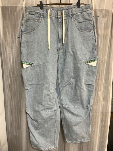 SSZ デニムパンツDAMAGE CUT DENIM 2 新品未使用Lサイズ
