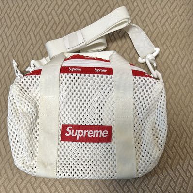 Supreme Mesh Mini Duffle Bag "White" (23SS)