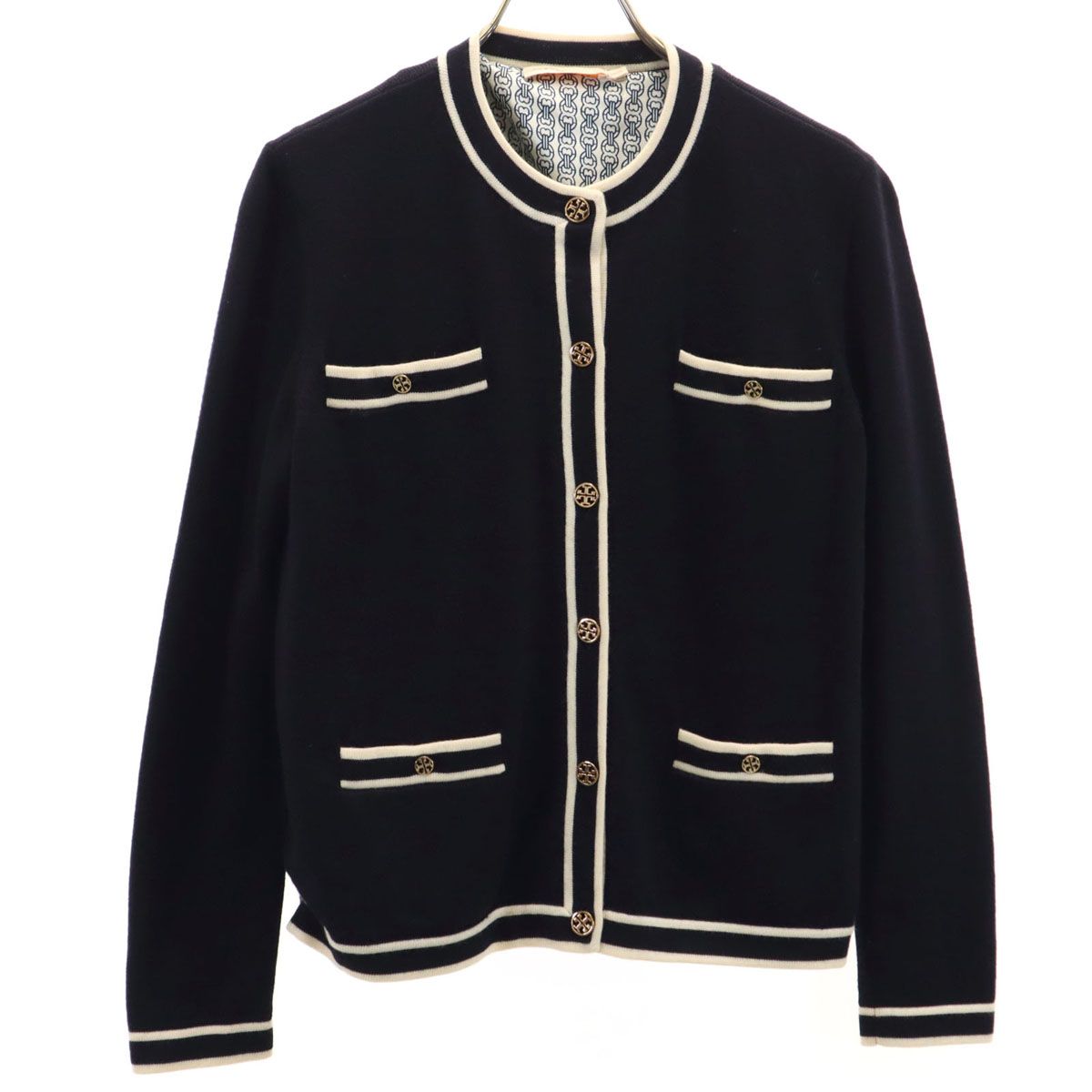 目立った傷や汚れなし】Tory Burch トリーバーチ ウール ノー