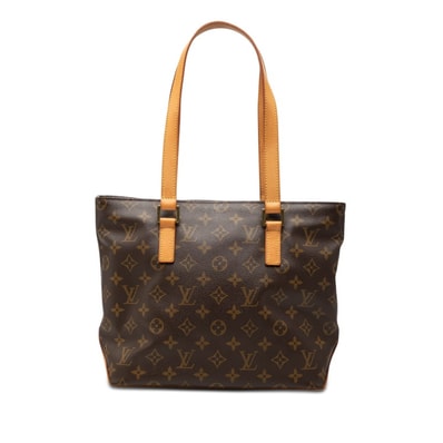 ルイ ヴィトン モノグラム カバピアノ トートバッグ ショルダーバッグ M51148 ブラウン PVC レザー レディース LOUIS VUITTON 【中古】