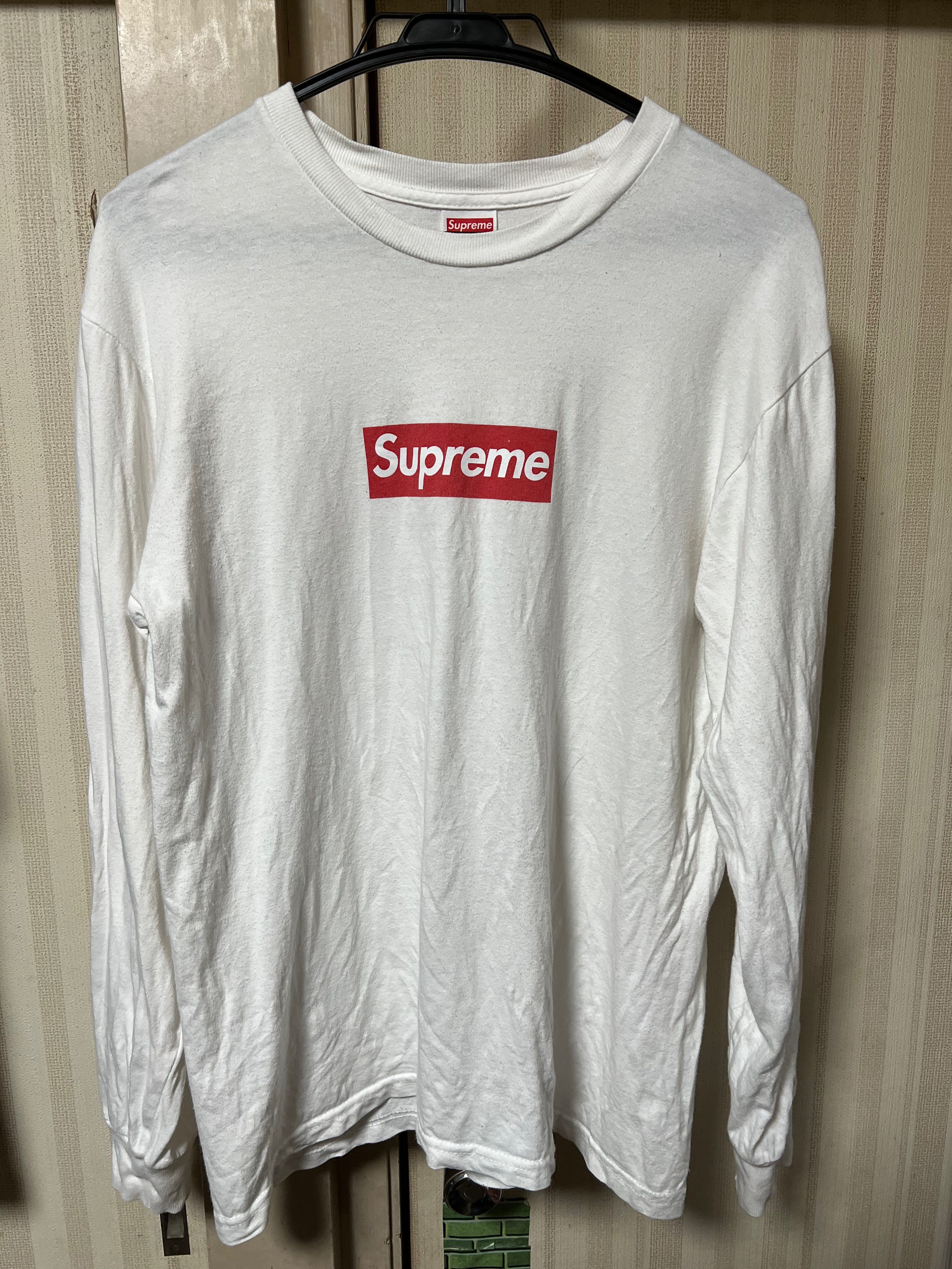 Supreme Box Logo L/S Tee "White"