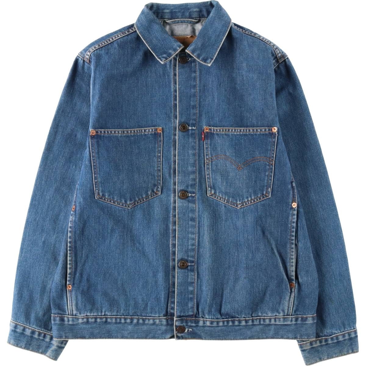 古着 00年代 リーバイス Levi's 70511-0414 ユーロモデル 2ndタイプ デニムジャケット Gジャン メンズM相当/evb035553