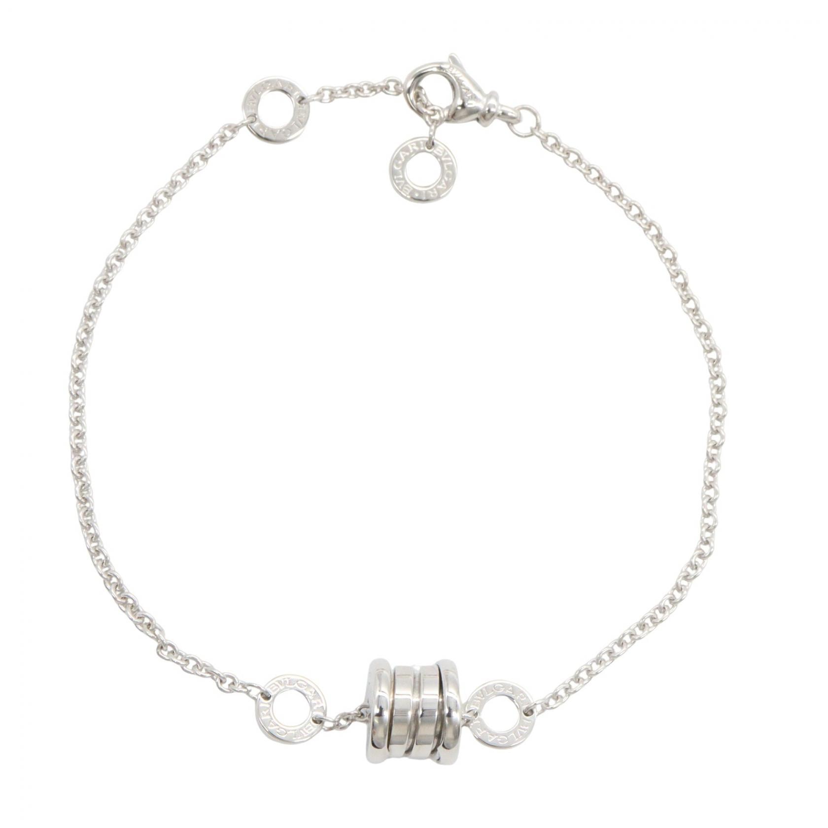 ブルガリ BVLGARI B-zero1 ビーゼロワン エレメント ブレスレット ブレスレット アクセサリー K18WG(ホワイトゴールド) レディース シルバー系 【中古】
