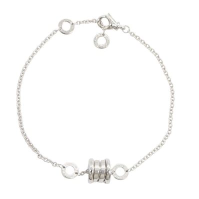 ブルガリ BVLGARI B-zero1 ビーゼロワン エレメント ブレスレット ブレスレット アクセサリー K18WG(ホワイトゴールド) レディース シルバー系 【中古】