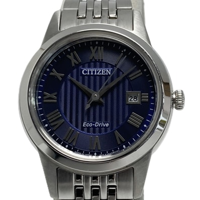 CITIZEN シチズン エコドライブ デイト J710-S085641 ネイビー ソーラー レディース 腕時計