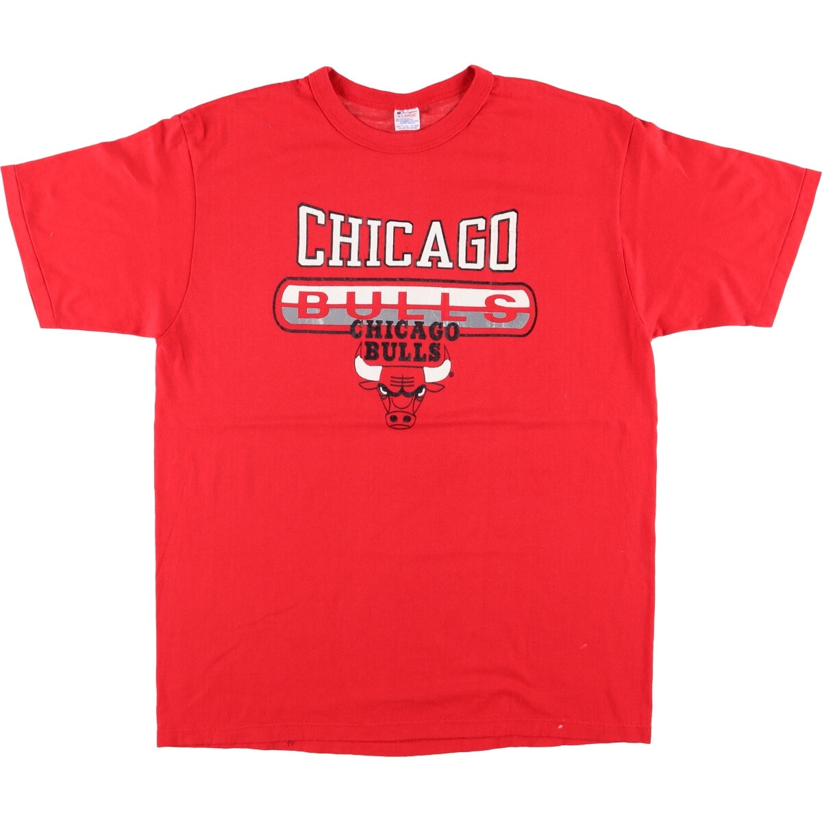 古着 80年代 チャンピオン Champion トリコタグ NBA CHICAGO BULLS シカゴブルズ ロゴTシャツ USA製 メンズXL相当 ヴィンテージ/eaa586020