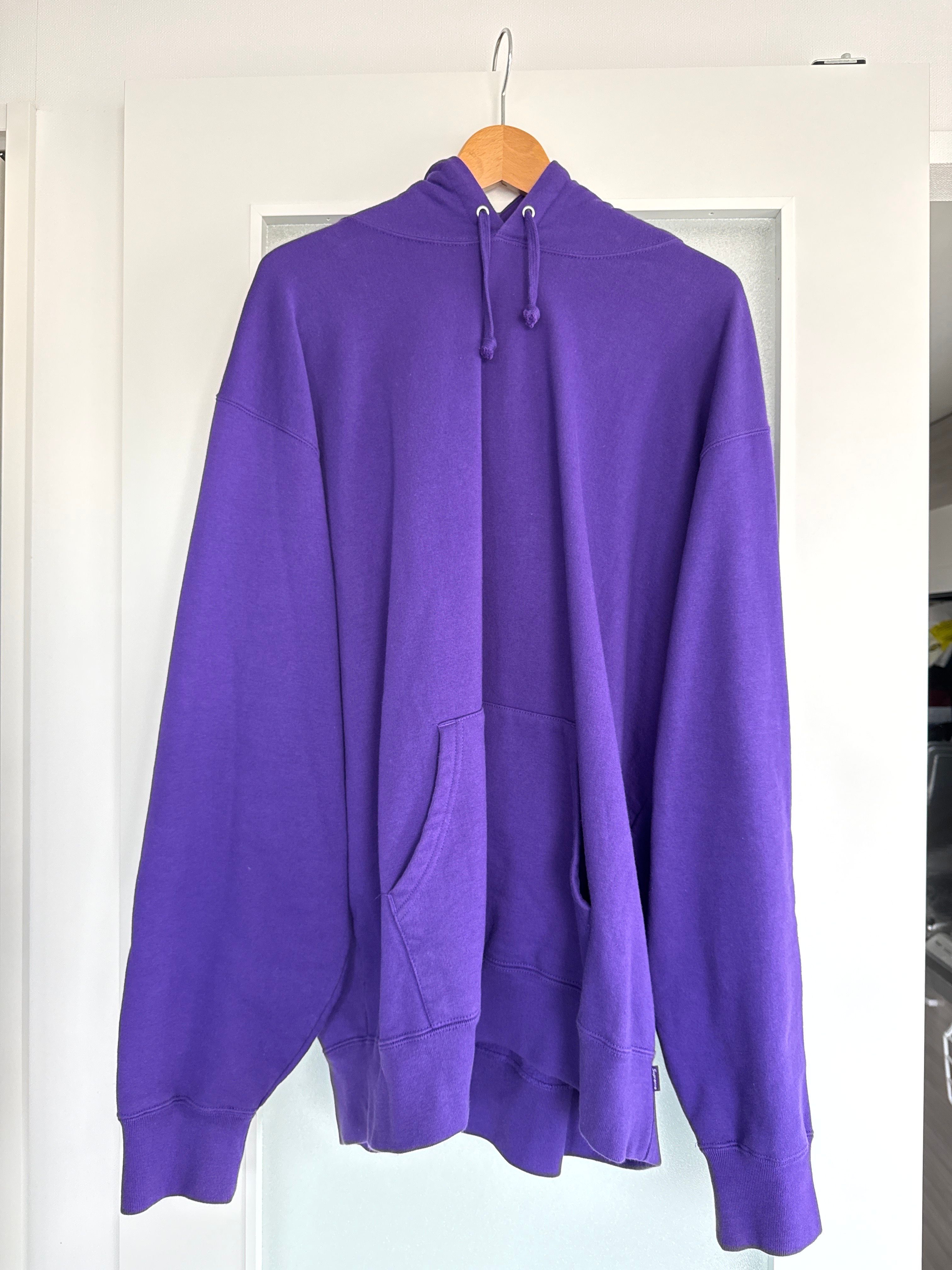 Supreme Contrast Hooded Sweatshirt "Purple"