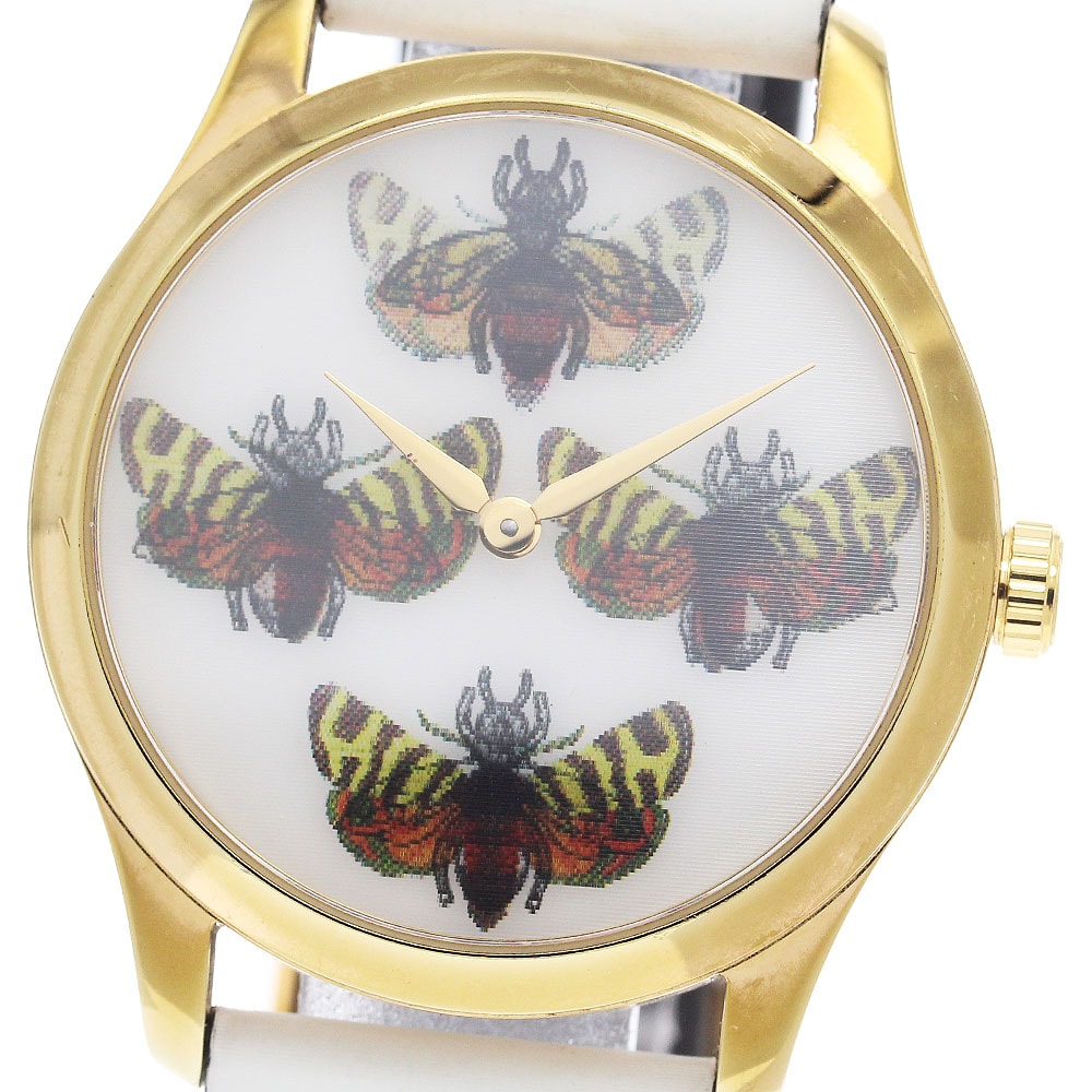 グッチ Gタイムレス ビーバタフライ 蝶 蜂 ボーイズ 【中古】