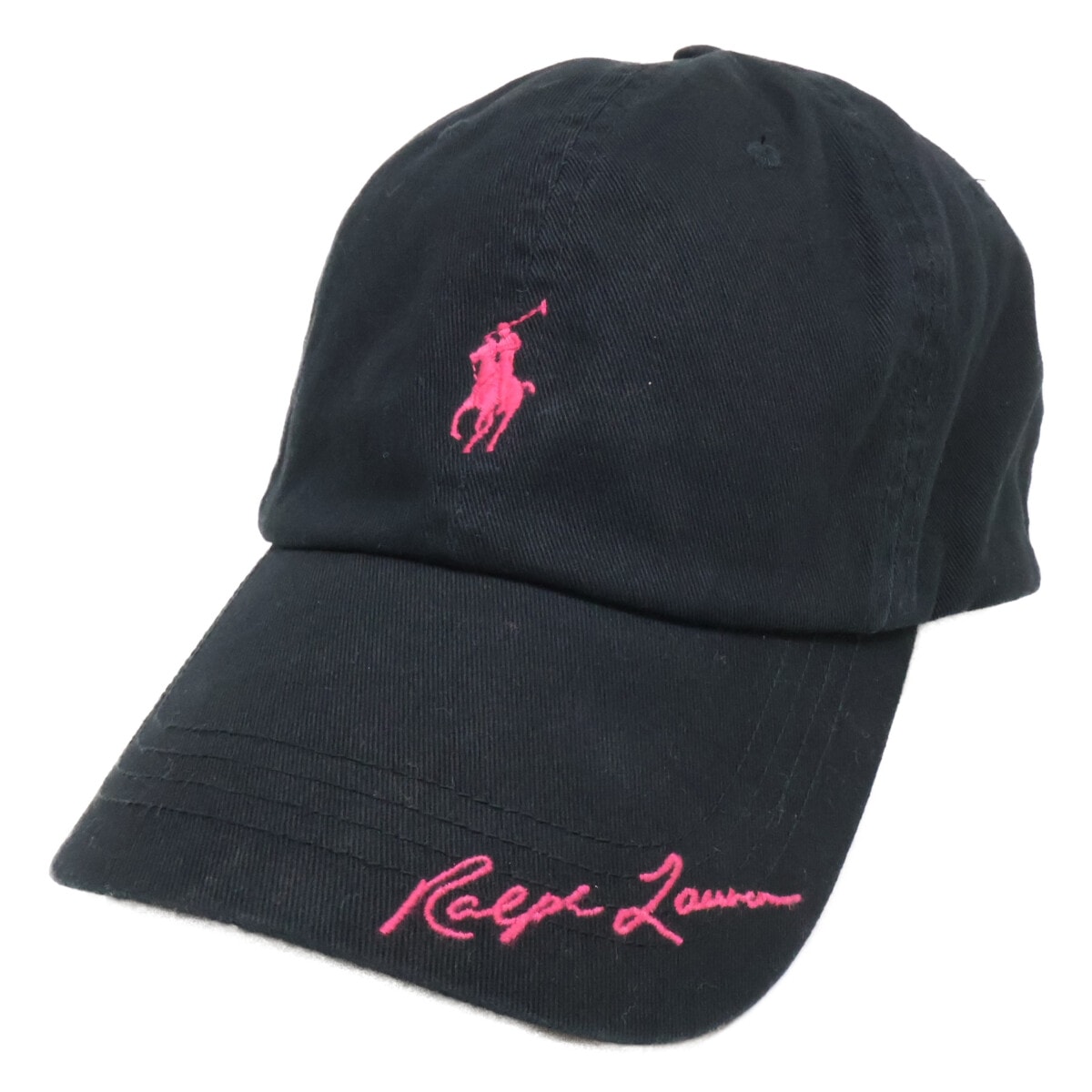ポロ ラルフローレン Pink Pony ピンクポニー ツイル ボール キャップ