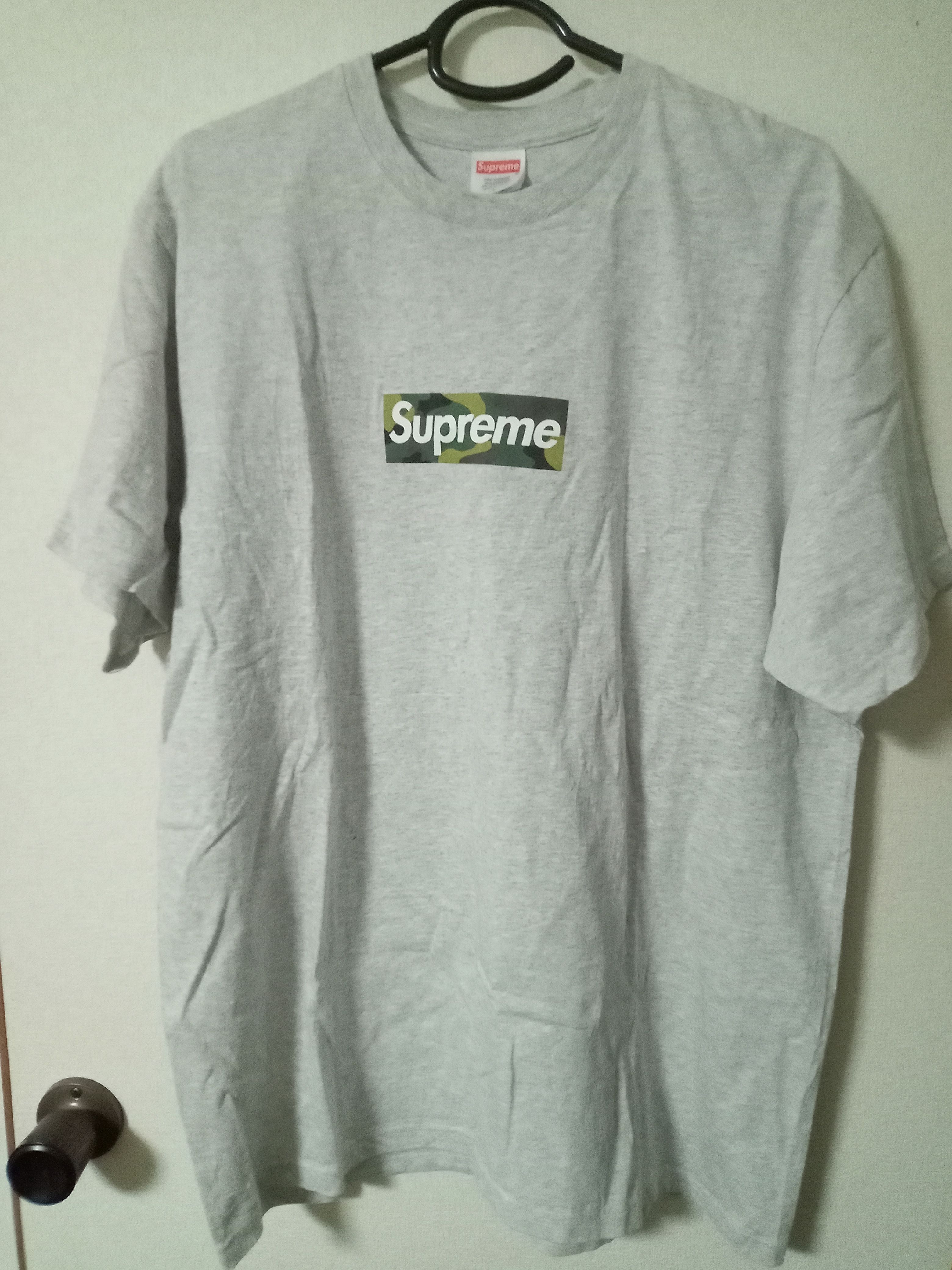 Supreme Box Logo Tee "Ash Grey" (23FW)