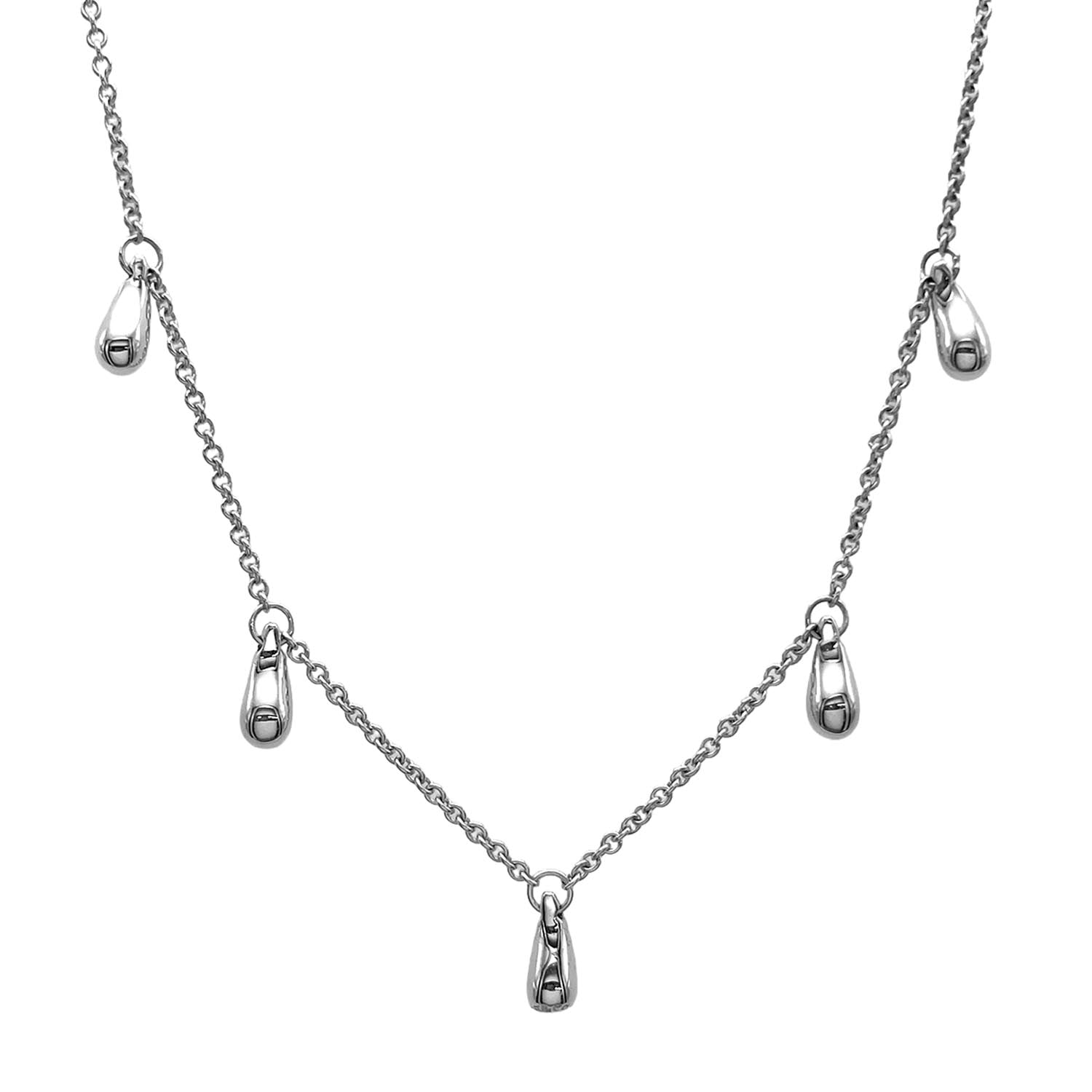 TIFFANY&Co. ティファニー ティアドロップ 5P ガーランド ネックレス
ペンダント エルサペレッティ SV925 シルバー 新品仕上済 レディース
【中古】