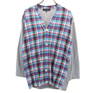 COMME des GARCONS HOMME 2011年製 7分袖 Vネック カーディガン