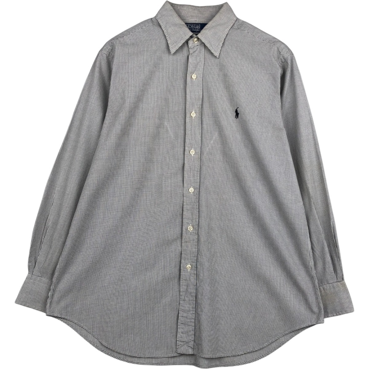 古着 ラルフローレン Ralph Lauren POLO by Ralph Lauren ALCOTT チェック柄 長袖 コットンチェックシャツ メンズXL相当/eaa495511