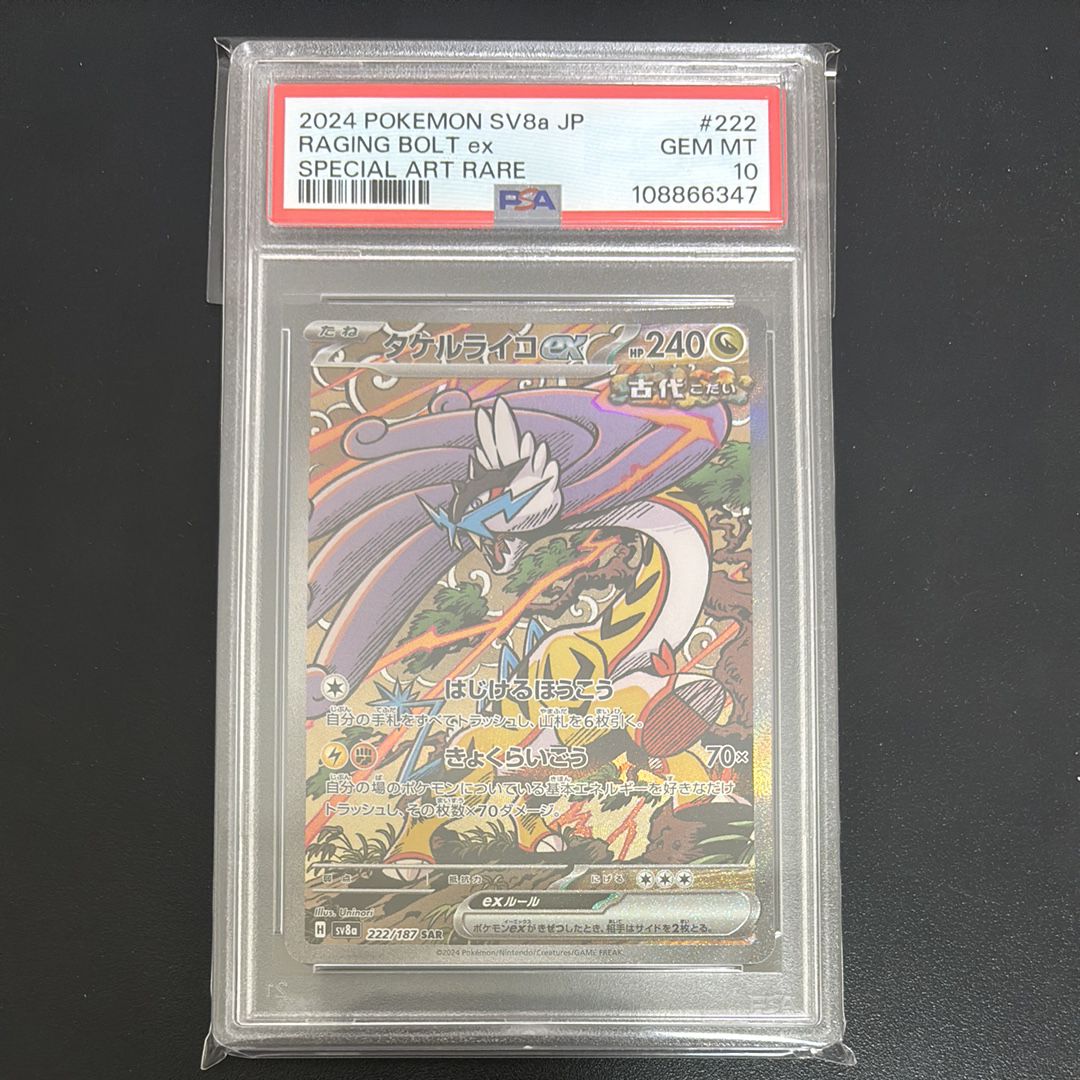 タケルライコex SAR [SV8a 222/187](ハイクラスパック「テラスタルフェスex」)