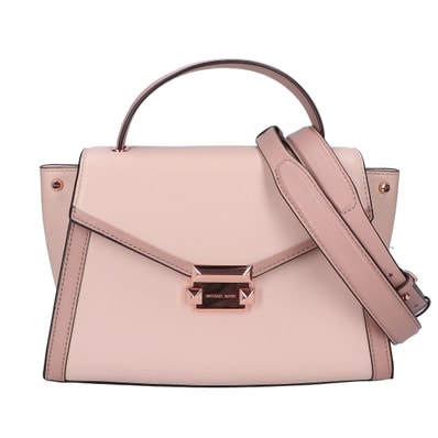 マイケルコース 【美品】30T8TXIS2T Whitney Medium Leather Satchel ホイットニー ミディアム レザーサッチェル