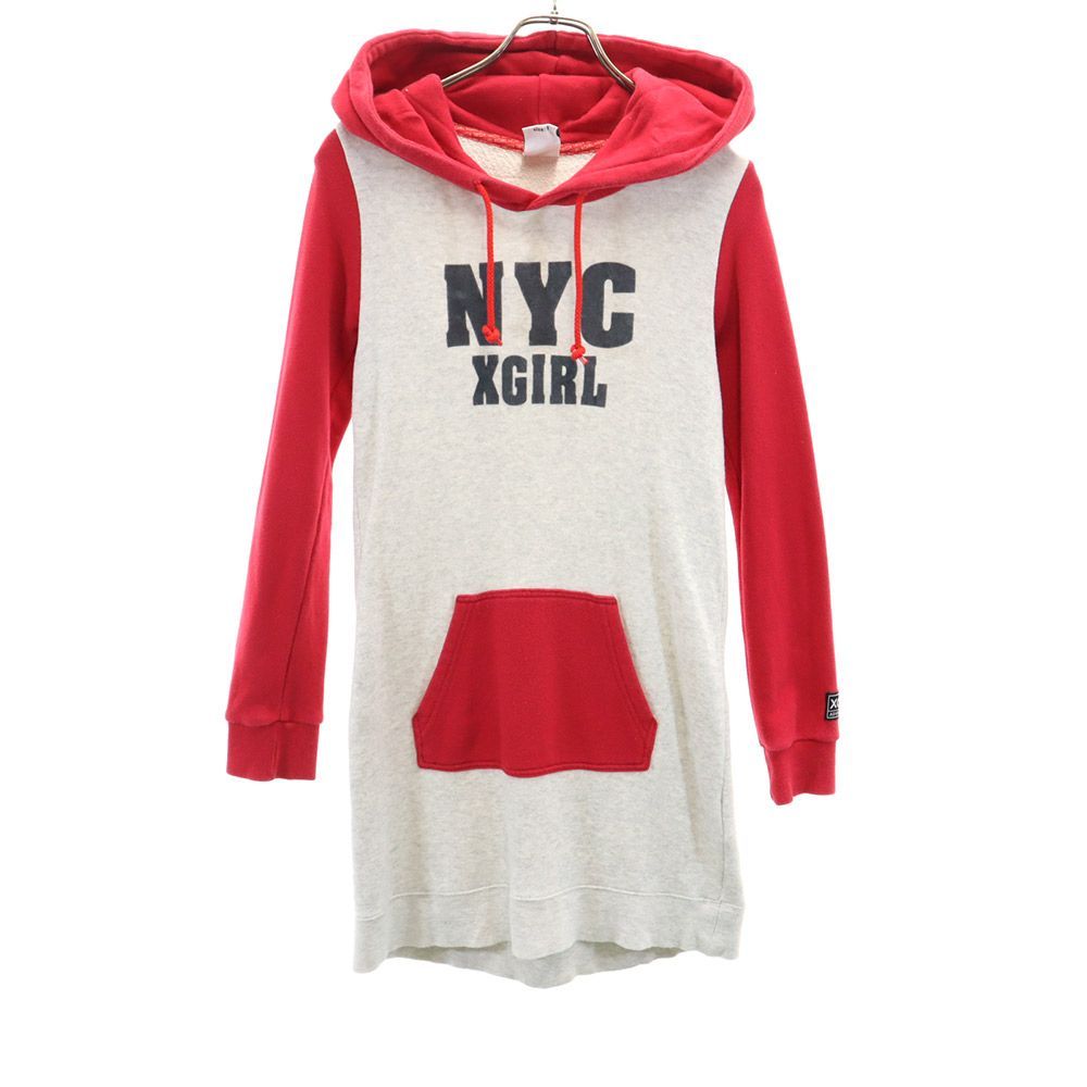 X-girl 長袖 スウェットパーカー
